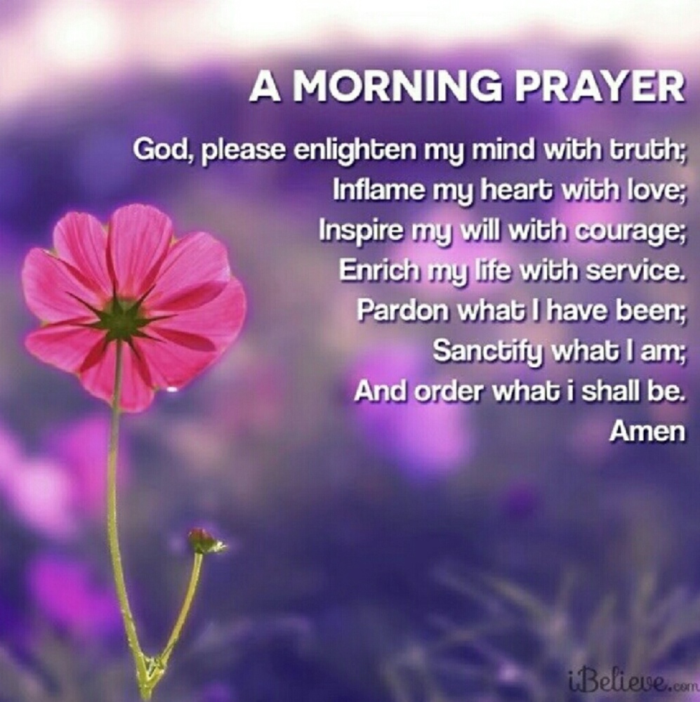 A Needed Morning Prayer